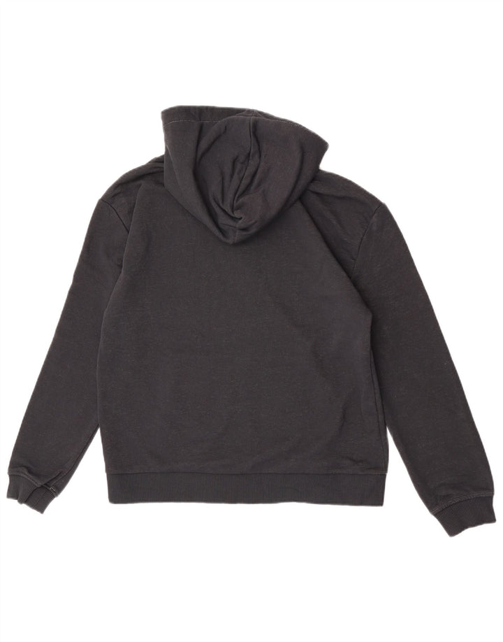 Fila feminino gráfico moletom com capuz UK 14 médio preto