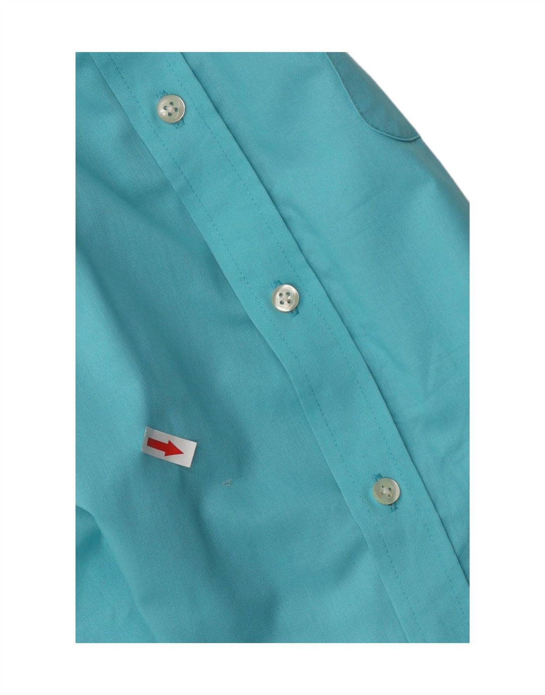 Camisa masculina Chaps Classic Fit tamanho 16 1/2 grande algodão azul