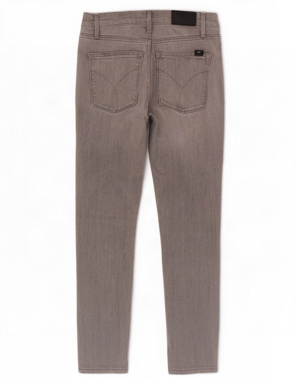 Calça jeans skinny feminina Calvin Klein W26 L27 cinza
