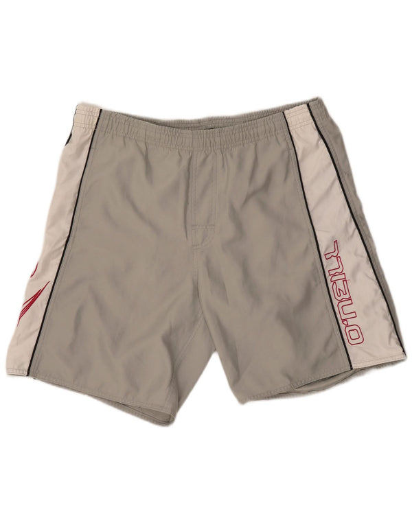 Shorts esportivos masculinos O'NEILL cinza médio em bloco colorido de poliéster