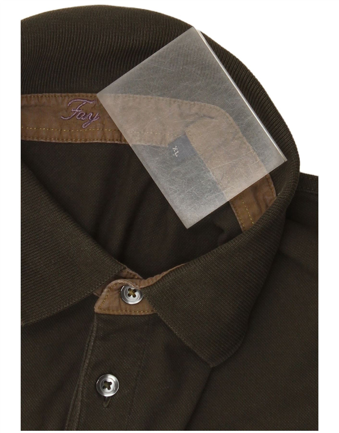 Polo Fay Menino 15-16 Anos XL Caqui