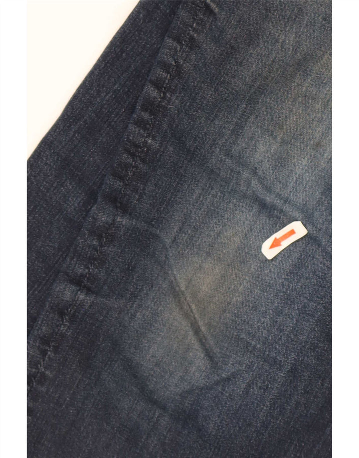 Lee Mens Straight Jeans W36 L32 Azul Algodão