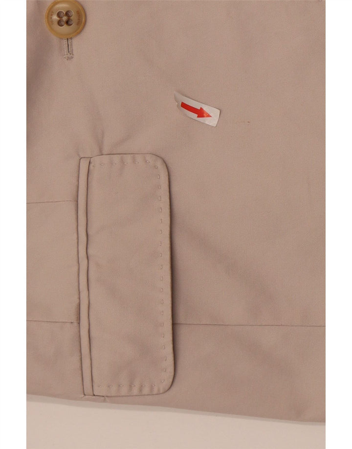 Jaqueta blazer feminina Tommy Hilfiger com 2 botões Reino Unido 8 pequeno algodão branco