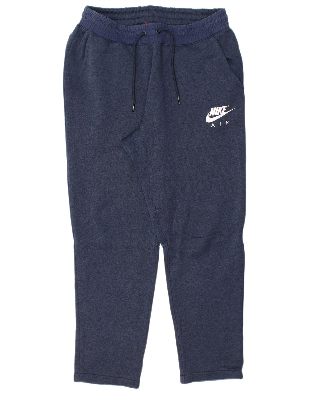 Calça de treino feminina NIKE UK 14 médio azul marinho algodão