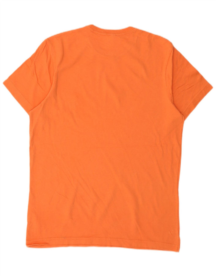 Camiseta masculina de ajuste clássico JACK WILLS algodão laranja médio