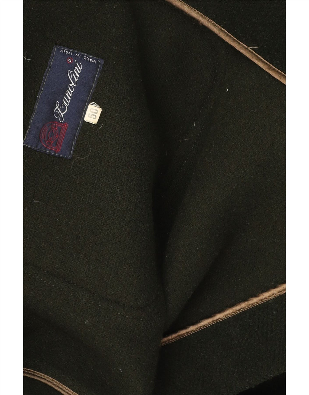 Zanolini Casaco masculino com capuz IT 50 grande verde