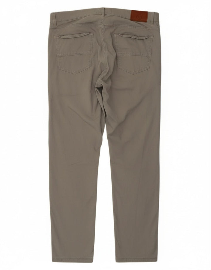 Calça feminina casual slim Trussardi W37 L31 cinza