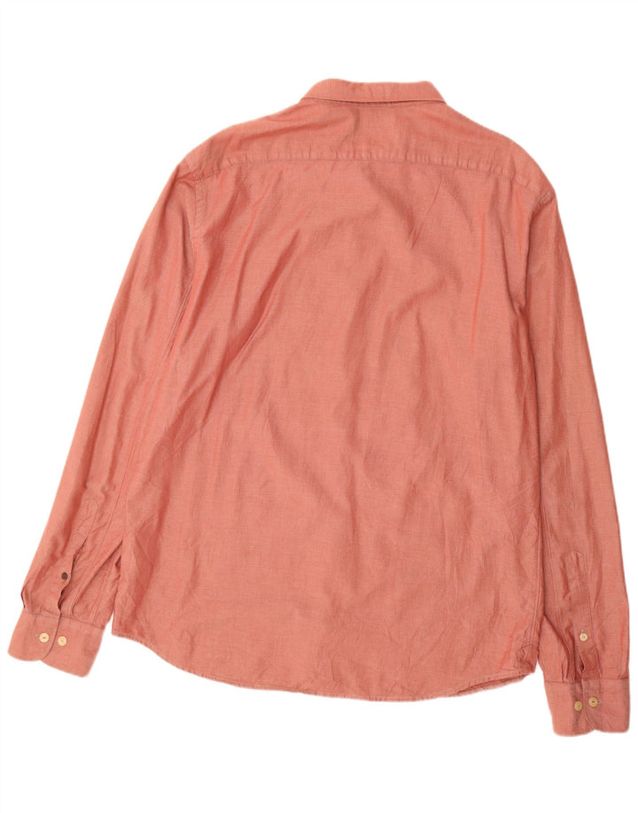 Camisa masculina REPLAY 2XL algodão xadrez vermelho