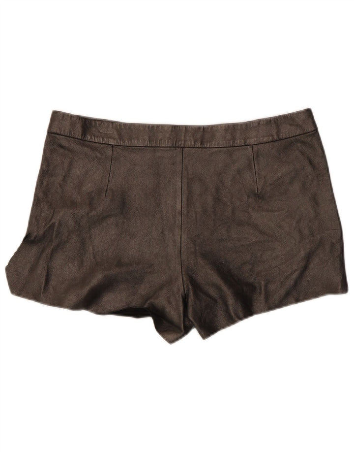 Calça feminina de couro All Saints W29 média preta