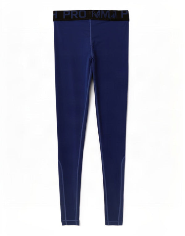 Leggings femininas Nike Dri Fit Graphic UK 12 Medium Blue Colourblock
