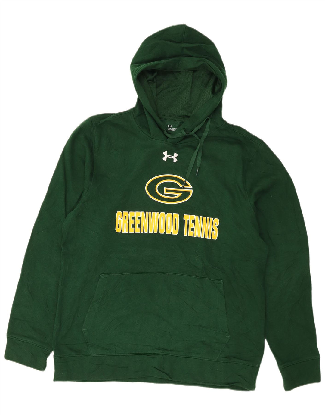Under Armour masculino gráfico moletom com capuz verde médio