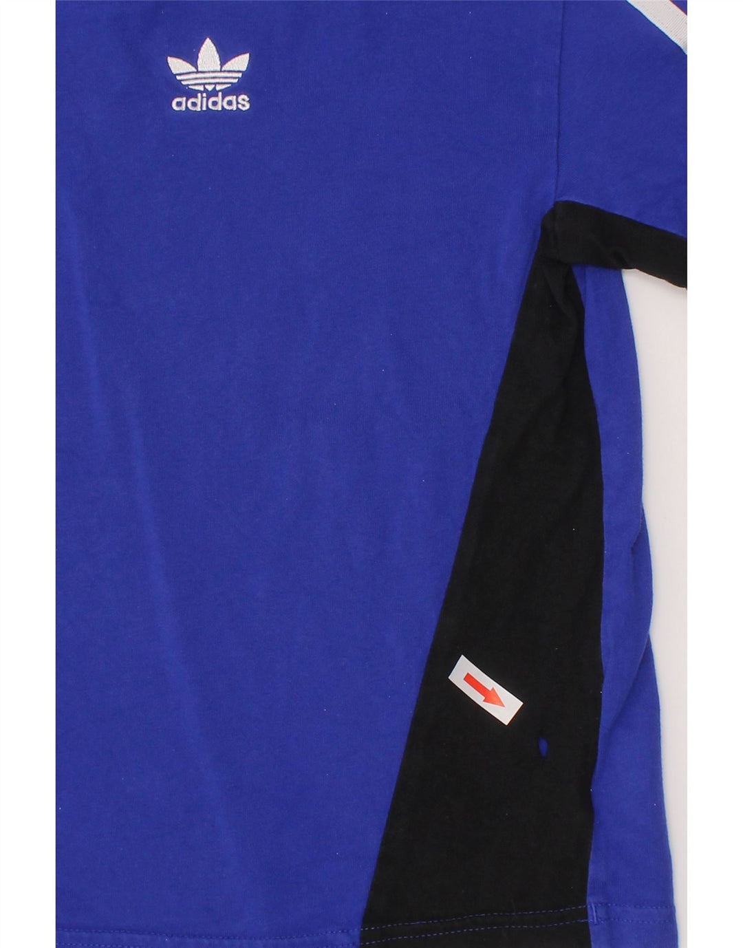 Camiseta Adidas Menino 5-6 Anos Azul Colorblock Algodão