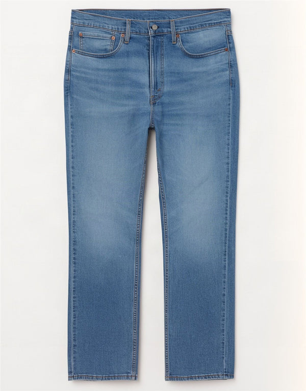 Levi's Masculino 514 Straight Jeans W34 L32 Azul Algodão