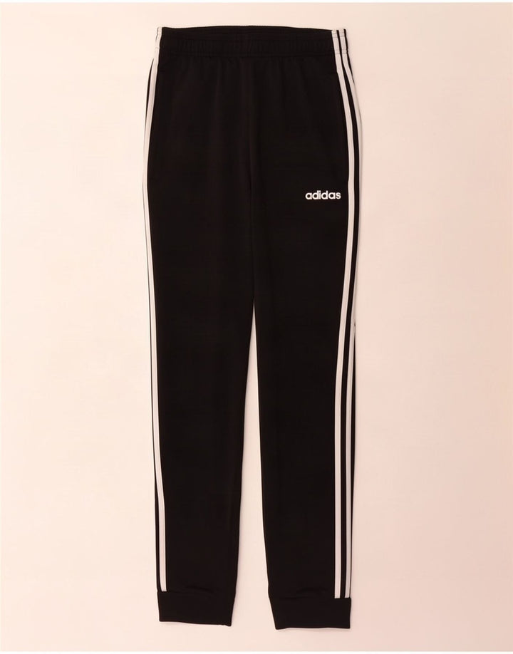 Adidas Mens Treino Calças Joggers Pequeno Poliéster Preto