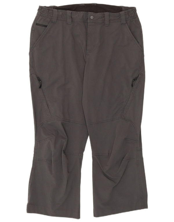 Calça feminina de caminhada Berghaus UK 14 grande W34 L25 cinza poliamida
