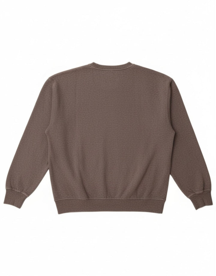 Fila moletom masculino jumper médio cinza algodão