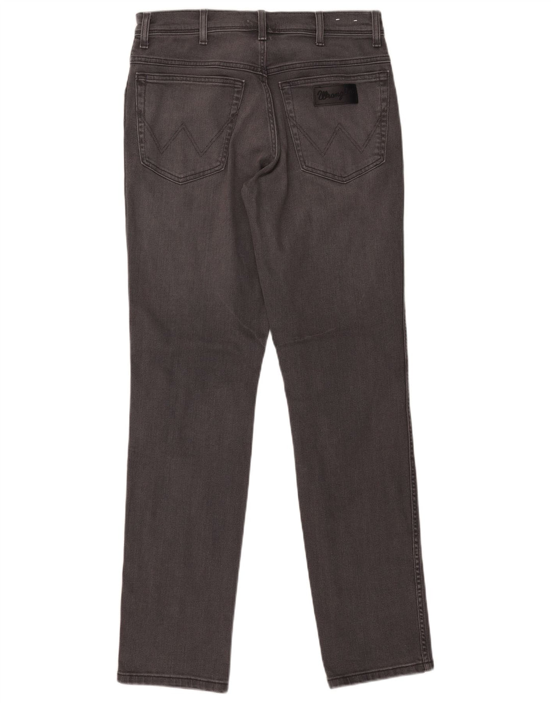 Wrangler Masculino Texas Slim Jeans W32 L34 Cinza Algodão