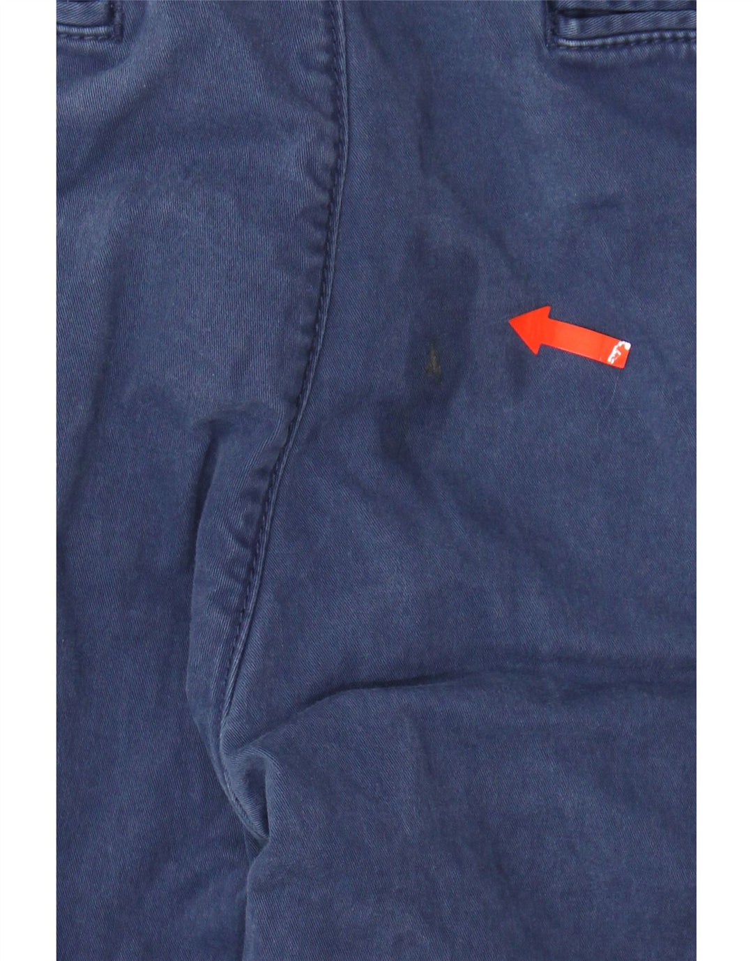 TOMMY HILFIGER Mens Slim Chino Trousers W34 L30 Blue Cotton Vintage Tommy Hilfiger and Second-Hand Tommy Hilfiger from Messina Hembry 