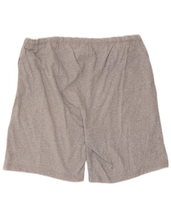 Shorts esportivos masculinos Champion XL cinza algodão
