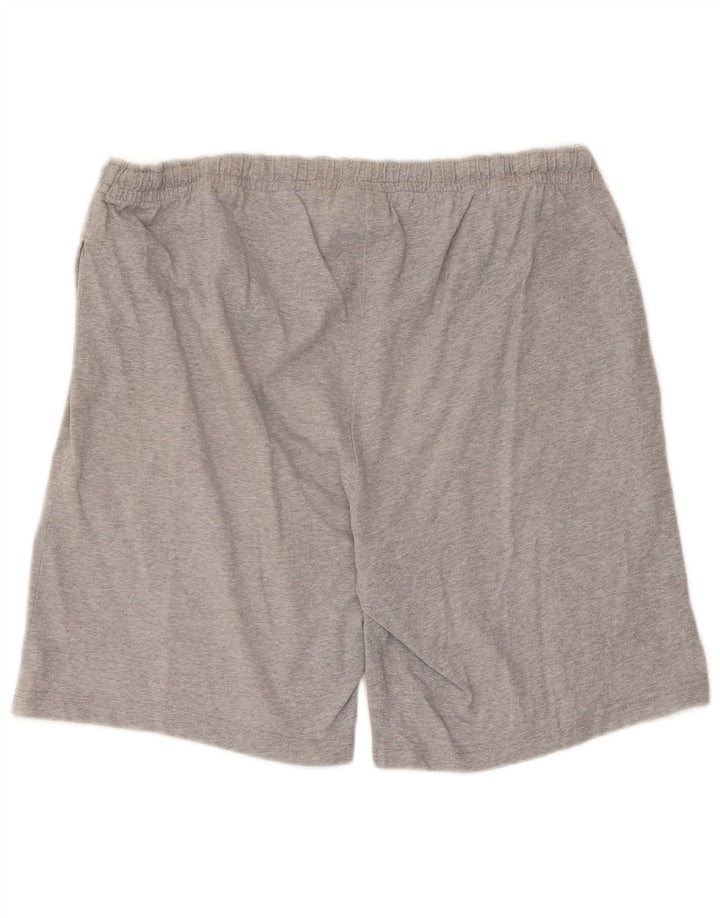 Shorts esportivos masculinos Champion XL cinza algodão