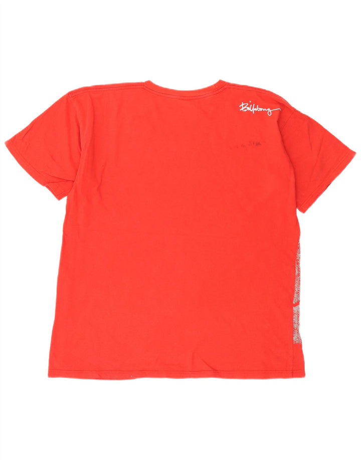 Camiseta gráfica masculina Billabong Top XL vermelho