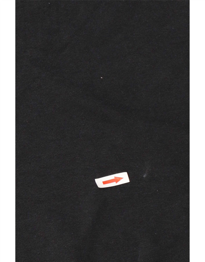 Nike feminino gráfico oversized moletom jumper reino unido 10 pequeno cinza algodão