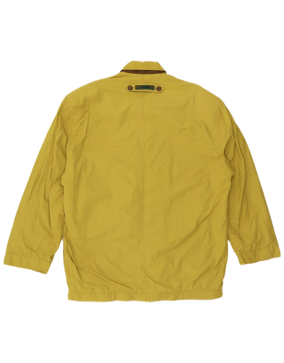 Jaqueta utilitária masculina Navigare UK 40 grande algodão amarelo