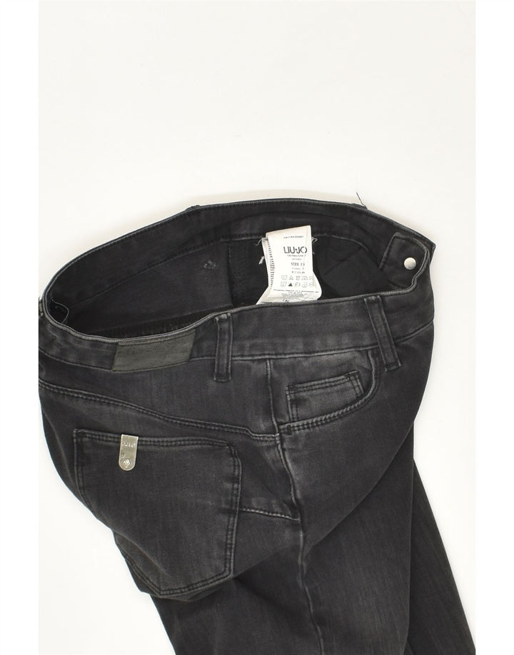 LIU JO Womens Skinny Jeans W26 L26 Grey Cotton | Vintage Liu Jo | Thrift | Second-Hand Liu Jo | Used Clothing | Messina Hembry 