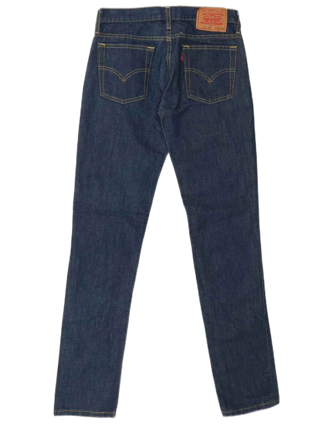 LEVI'S Masculino 536 Slim Jeans W29 L34 Azul Algodão