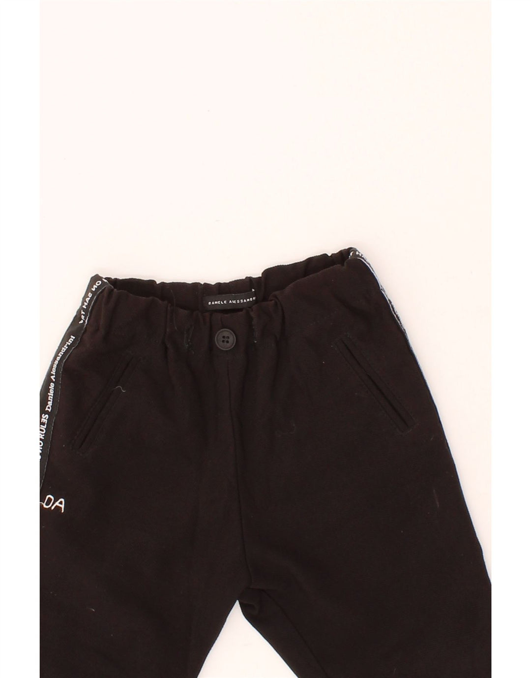 DANIELE ALESSANDRINI Baby Boys Joggers Trousers 12-18 Months  Black Vintage Daniele Alessandrini and Second-Hand Daniele Alessandrini from Messina Hembry 