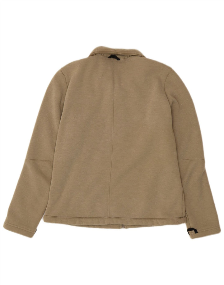 JACK WOLFSKIN Jaqueta feminina de treino Sherpa Reino Unido 14 médio cáqui