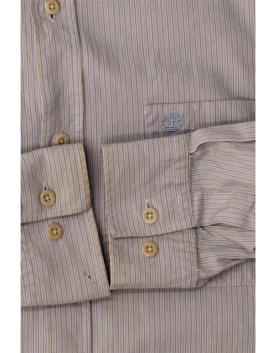 Camisa masculina Timberland XL azul algodão clássico