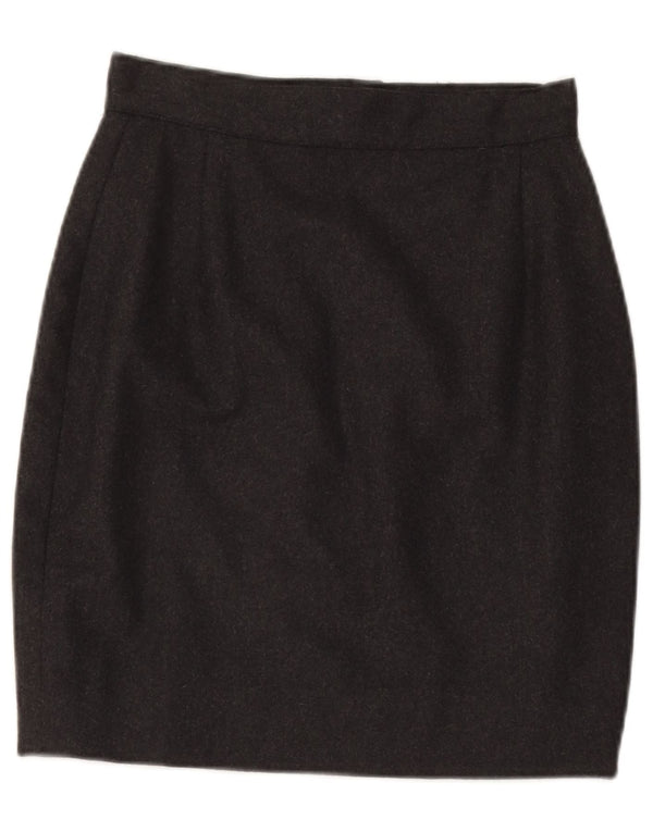 Saia lápis feminina Benetton W26 pequena cinza