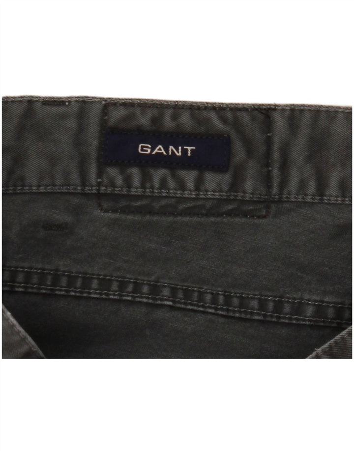 Gant feminino Jason Regular Straight Jeans W34 L30 algodão cinza