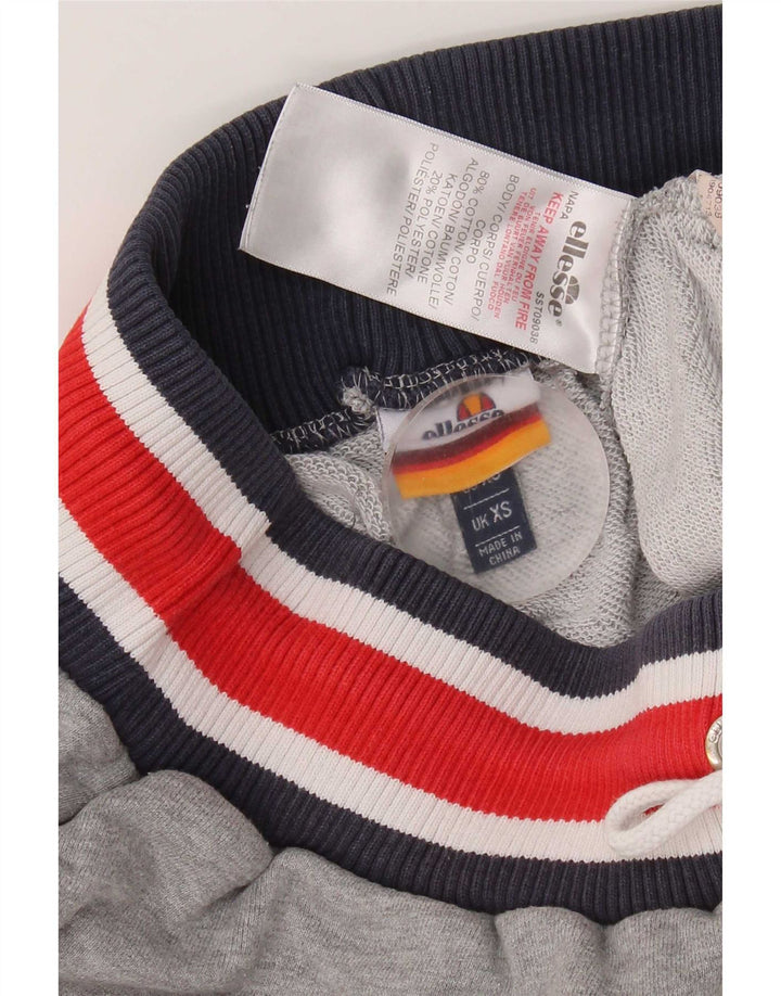 Ellesse Mens Graphic Sport Shorts XS Algodão Cinza