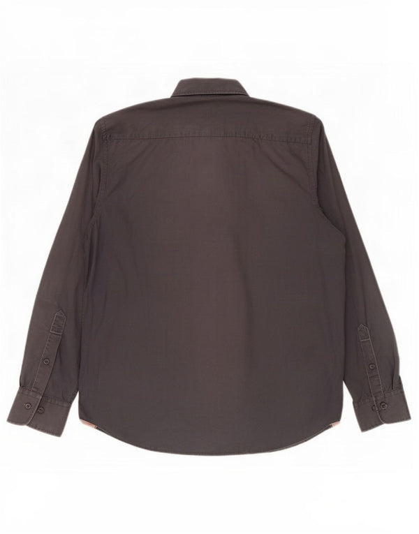 Camisa masculina Marlboro Classics Regular Fit grande algodão cinza