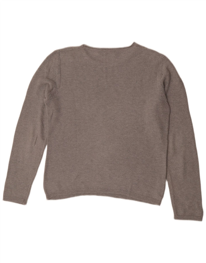 Suéter masculino Fred Perry com gola canoa XL algodão cinza