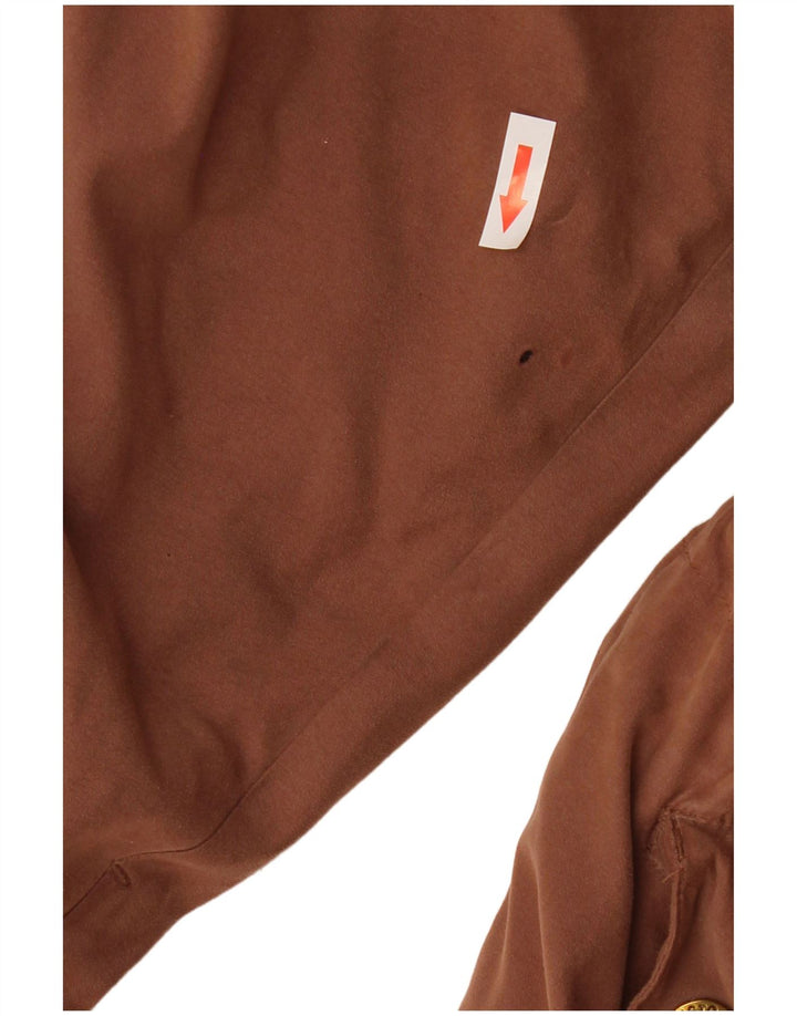 Jaqueta corta-vento masculina Musto Reino Unido 40 grande poliéster marrom