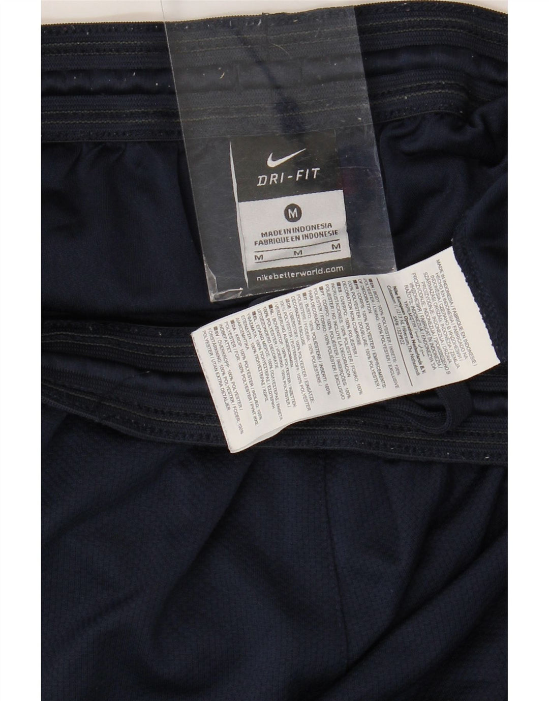 Shorts esportivos masculinos NIKE Inglaterra médio azul marinho poliéster