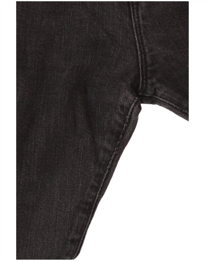 Jeans retos femininos Lee W29 L30 algodão preto