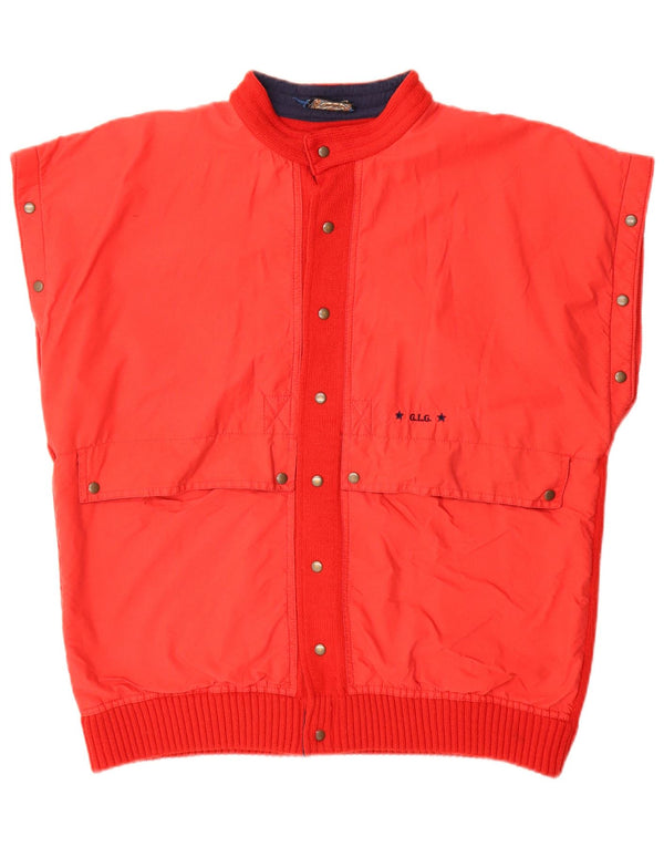 Good Luck Mens Gilet IT 52 XL Lã Vermelha