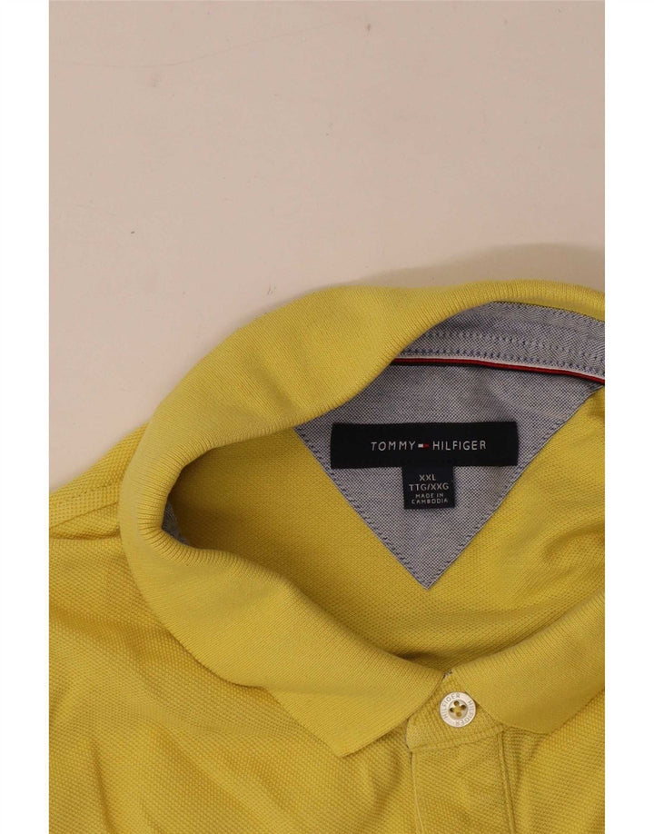 Camisa polo masculina Tommy Hilfiger 2XL amarela