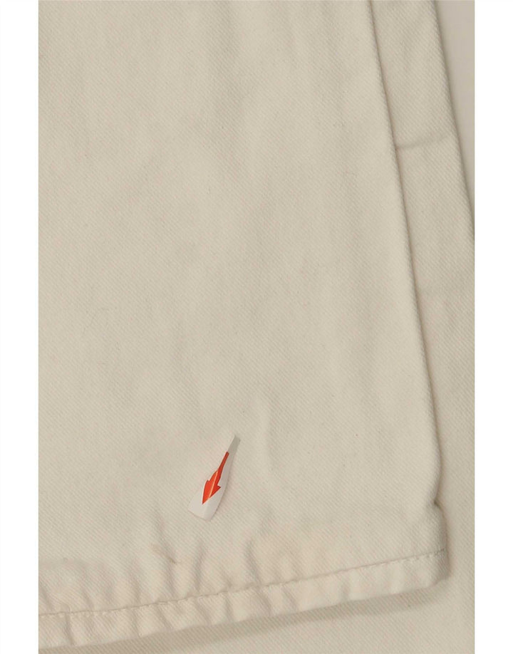 Dondup Jeans retos femininos W32 L29 algodão branco