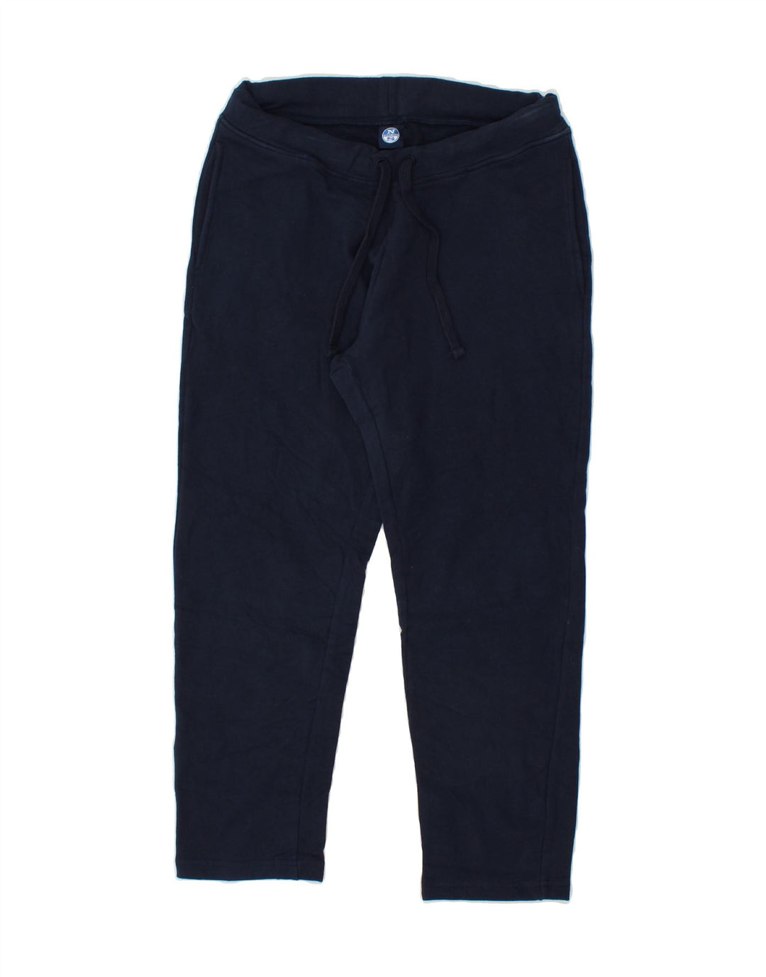 NORTH SAILS Womens Capri Tracksuit Trousers UK 2 2XS Navy Blue Cotton Vintage North Sails and Second-Hand North Sails from Messina Hembry 