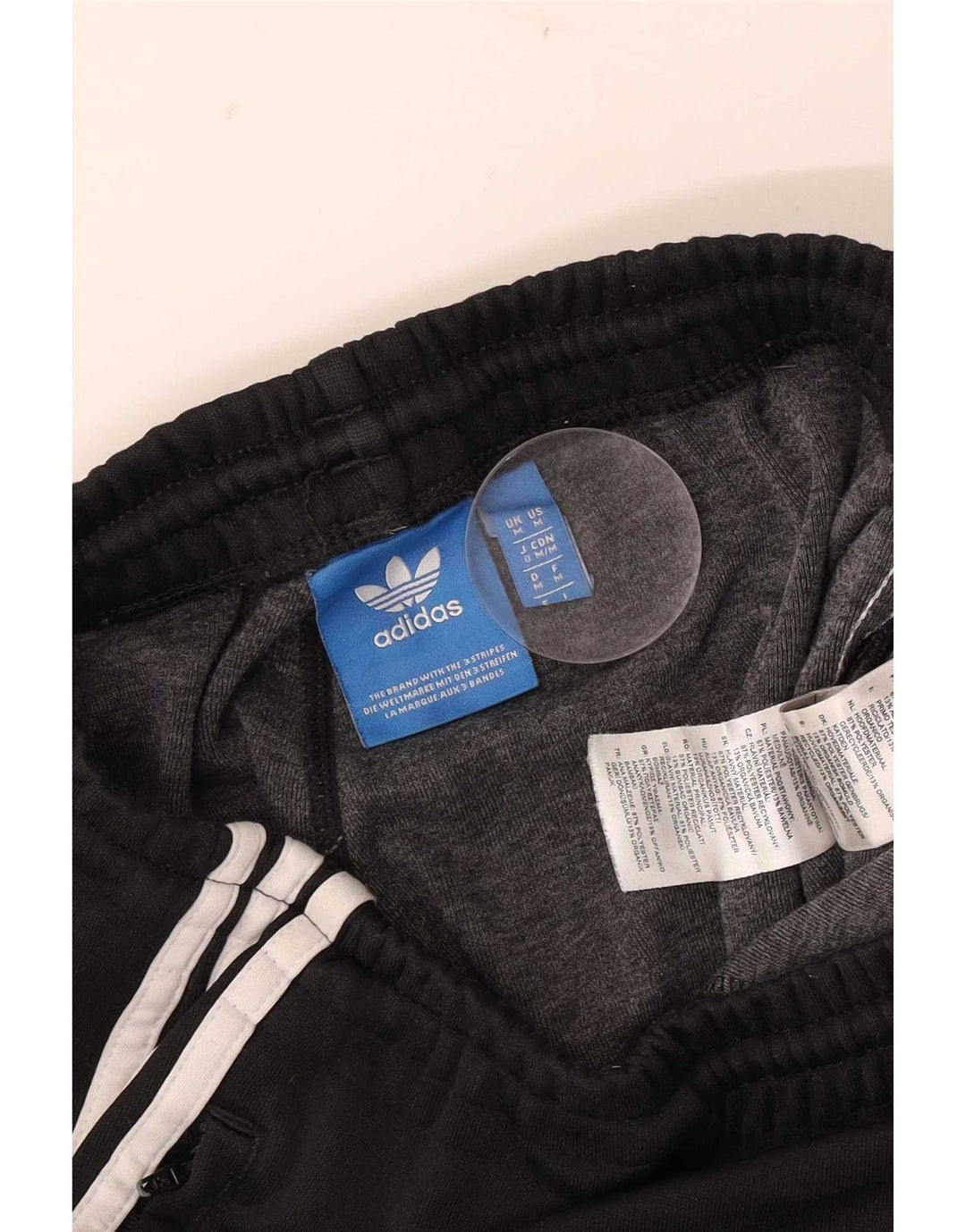 Adidas Mens Treino Calças Joggers Médio Poliéster Preto