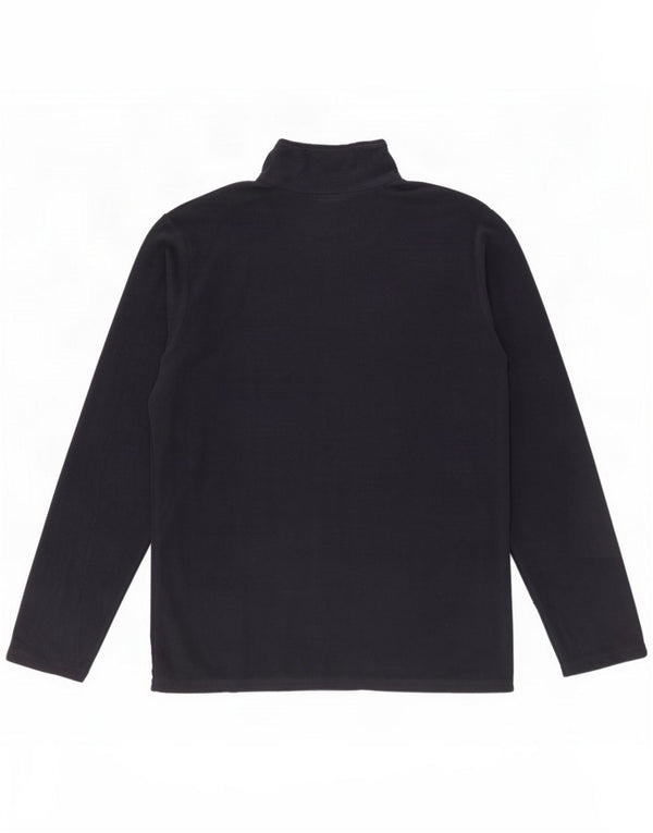 Mountain Warehouse Mens Zip Neck Fleece Jumper Médio Azul Marinho Poliéster