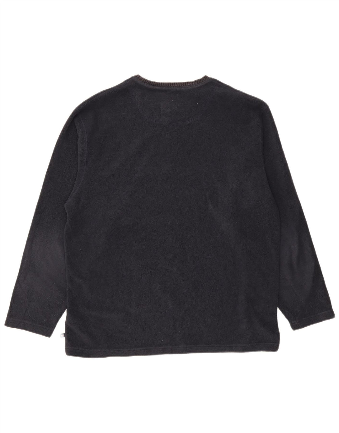 Suéter de lã masculino Marks & Spencer grande poliéster azul marinho