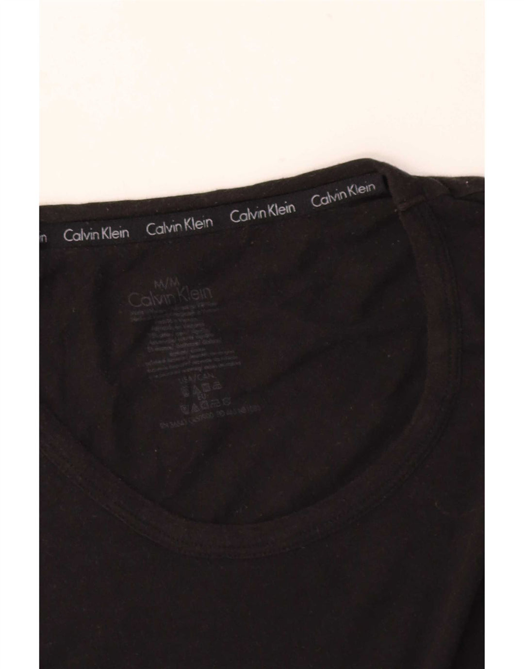 Camiseta masculina Calvin Klein preta média