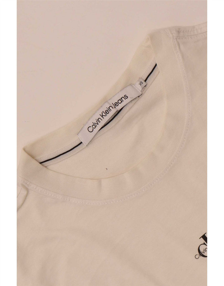 Camiseta masculina Calvin Klein Jeans Top XS Branco