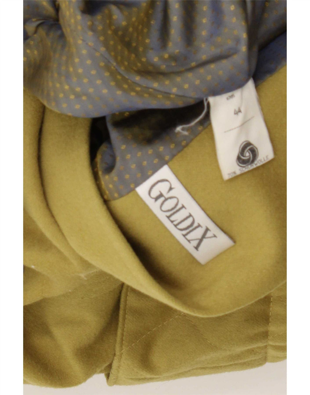 Sobretudo oversized feminino Goldix IT 44 lã virgem verde médio